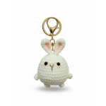 Kikamia Portachiavi Coniglio Stile Amigurumi | Morbido Charm Effetto Uncinetto