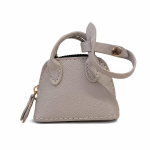 Kikamia Charm Borsa Grigio: Portamonete Elegante Portachiavi Ecopelle