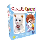 Be Happy Cuccioli e Coccole: Set Peluche Gatto Lulù, Libro e Cuccia