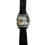 Orologio Disney Winnie the Pooh Vintage Nero: Edizione 2006 con Cristalli