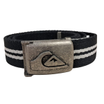 Quiksilver Cintura Vintage 2011 Nera: Canvas Righe Bianche 120cm
