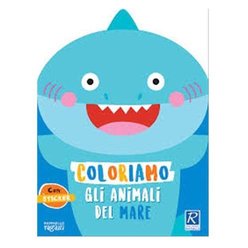 Raffaello Albo da Colorare Animali del Mare con Sticker