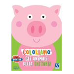 Raffaello Albo da Colorare Animali della Fattoria con Sticker