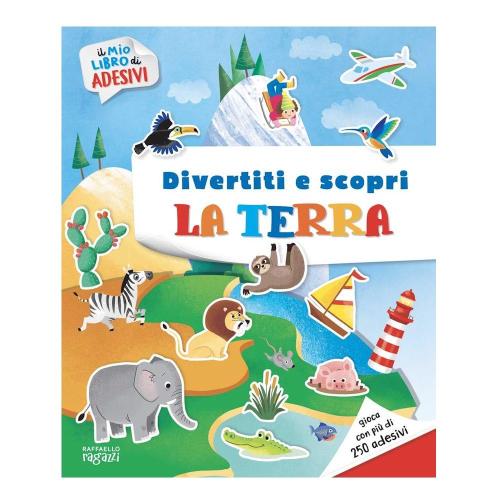 Raffaello Libro Sticker Divertiti e Scopri la Terra