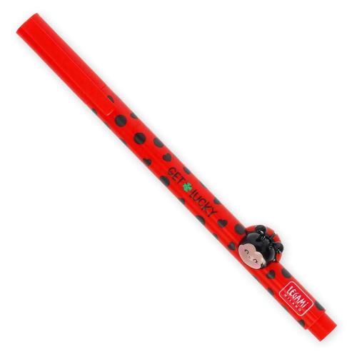 Legami Penna Gel Lovely Friends Coccinella: Inchiostro Rosso