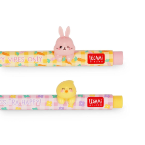 Legami Set 2 Penne Gel Lovely Friends: Hoppy Easter Limited Edition