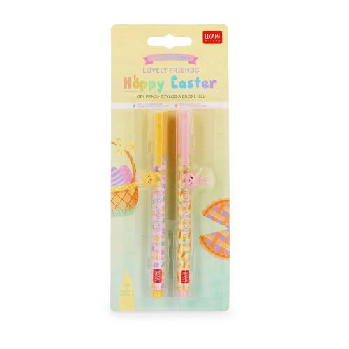 Legami Set 2 Penne Gel Lovely Friends: Hoppy Easter Limited Edition