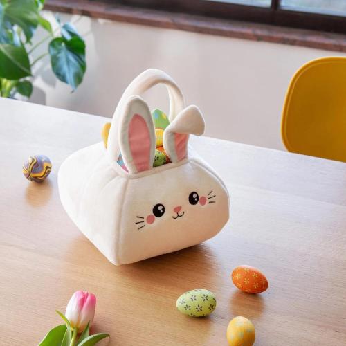Legami Borsa Caccia alle Uova Bunny: Cestino Peluche Hoppy Easter