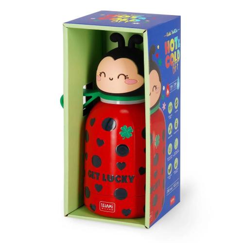 Legami Borraccia Termica Bambini Coccinella: Hot&Cold BFF Ladybug