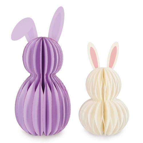 Legami Set 2 Coniglietti Pieghevoli: Hoppy Easter Carta Nido d'Ape