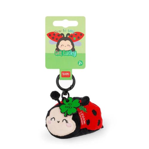 Legami Portachiavi Peluche Coccinella: Tiny Super Soft Get Lucky