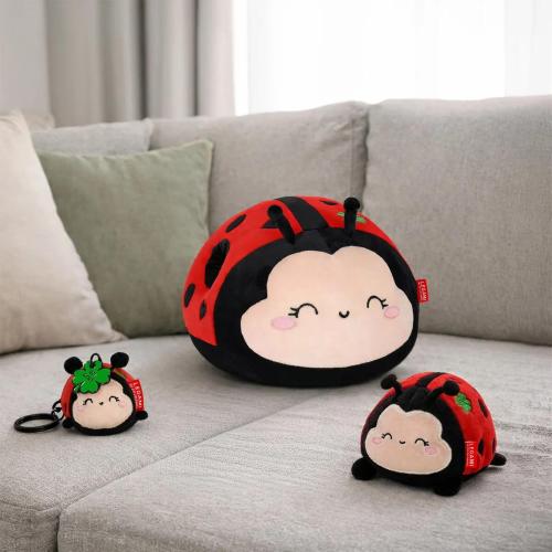 Legami Cuscino Ladybug Super Soft: Coccinella Portafortuna Rossa