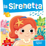 Raffaello Libro Puzzle La Sirenetta: Fiaba e Card 3D Scomponibile