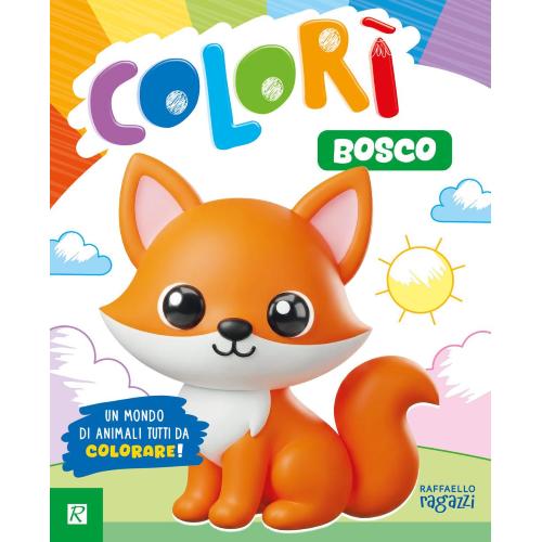 Raffaello Album da Colorare Bosco: Gli Animali della Natura