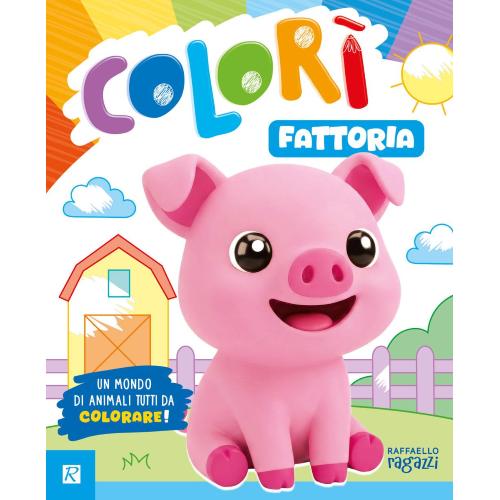 Raffaello Album da Colorare Fattoria: Animali e Vita in Campagna