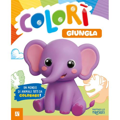 Raffaello Album da Colorare Giungla: Avventura tra Animali Esotici
