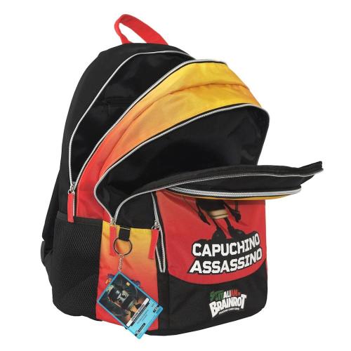 Zaino Organizzato Skifidol Italian Brainrot Cappuccino Assassino
