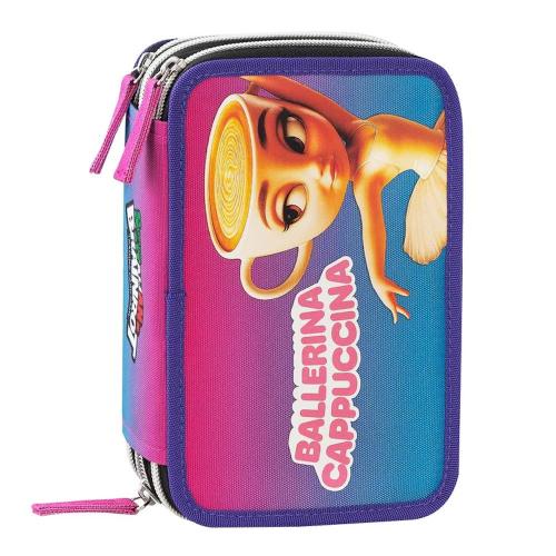 Astuccio 3 Zip Skifidol Italian Brainrot Ballerina Cappuccina