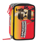 Astuccio 3 Zip Skifidol Italian Brainrot Cappuccino Assassino
