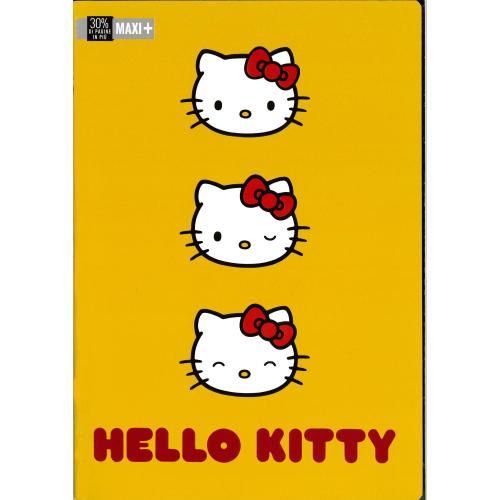 Quadernone Quadretto 10mm Hello Kitty Maxi 1a 2a 3a Elementare 100g