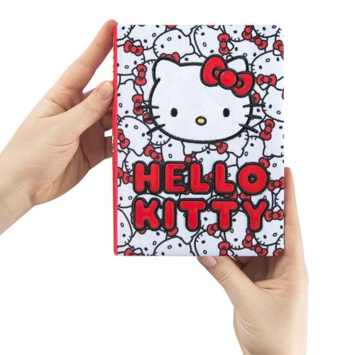 Diario 12 Mesi 2026/2027 Hello Kitty Datato Copertina In Tessuto