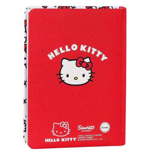 Diario 12 Mesi 2026/2027 Hello Kitty Datato Copertina In Tessuto