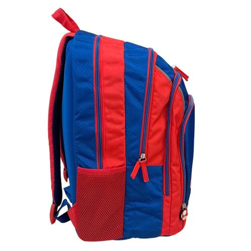 Zaino Super Mario Organizzato Scuola Blu e Rosso