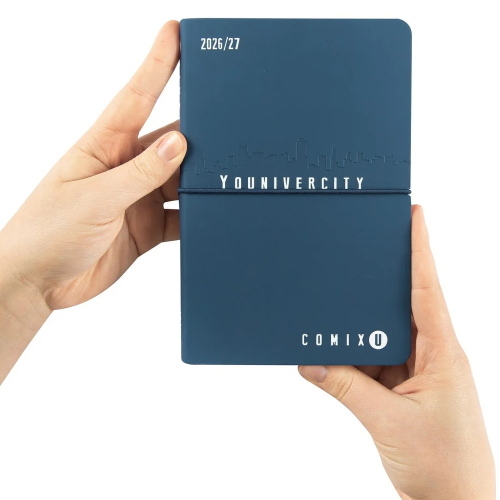 Comix Agenda Younivercity 2026/27 Settimanale Blu