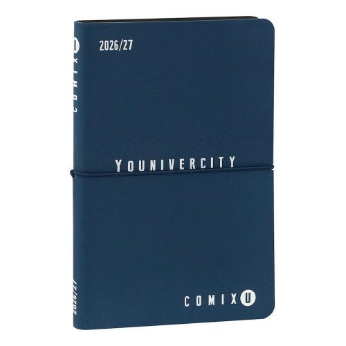 Comix Agenda Younivercity 2026/27 Settimanale Blu