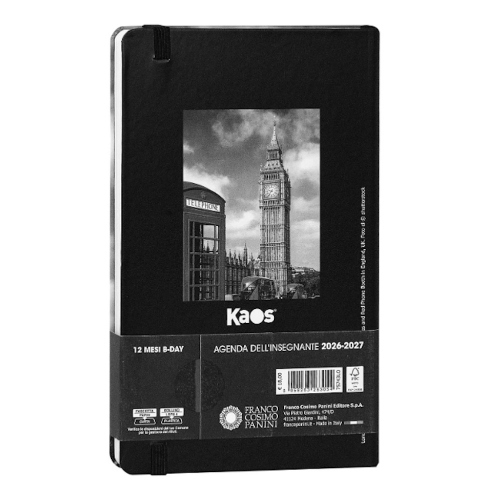 Kaos Agenda Insegnanti 2026/27 Giornaliera Londra