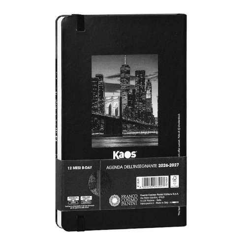 Kaos Agenda Insegnanti 2026/27 Giornaliera New York
