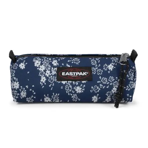 Eastpak Astuccio Benchmark Glitbloom Navy Fiori Effetto Glitter