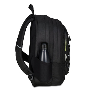 Seven Zaino Scuola E-Tech Ecologico Nero Doppio Scomparto