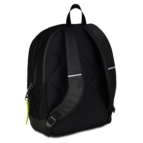 Seven Zaino Scuola E-Tech Ecologico Nero Doppio Scomparto