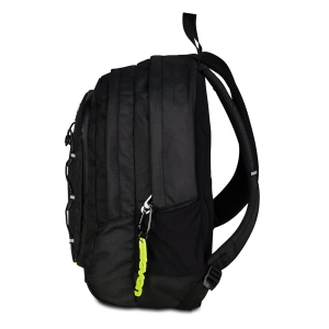 Seven Zaino Scuola E-Tech Ecologico Nero Doppio Scomparto