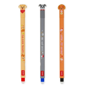Legami Set 3 Penne Cancellabili Fur Ever Friends Cani