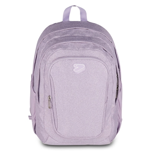 Seven Zaino Tech Shiny Lilla Brillante Doppio Scomparto