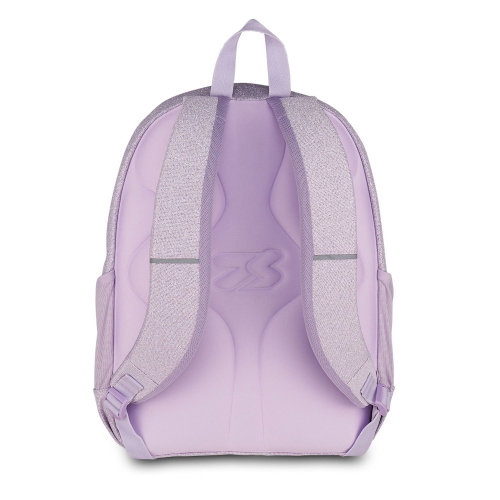 Seven Zaino Tech Shiny Lilla Brillante Doppio Scomparto