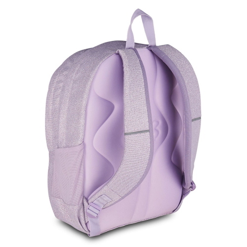 Seven Zaino Tech Shiny Lilla Brillante Doppio Scomparto