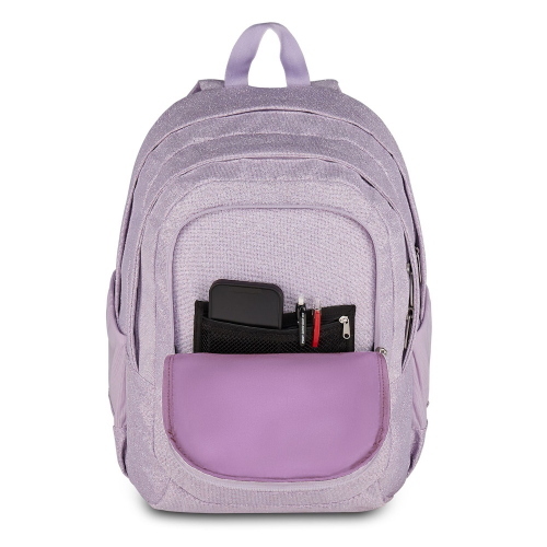 Seven Zaino Tech Shiny Lilla Brillante Doppio Scomparto