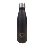 Seven Borraccia Termica 500ml Acciaio Inox Nero Glitter