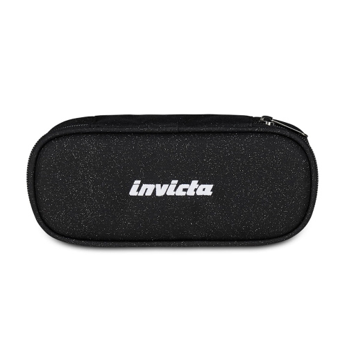 Invicta Portapenne Lip Shine Nero Glitter Ecologico