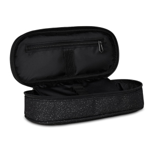 Invicta Portapenne Lip Shine Nero Glitter Ecologico