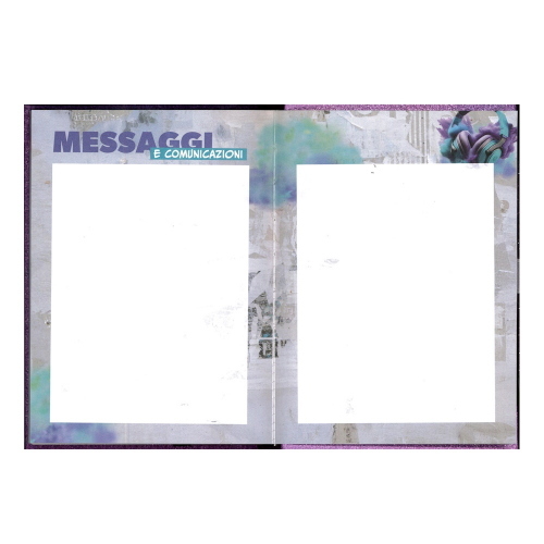 Seven Diario Agenda 2026/27 Glitter Fucsia con Penna Coordinata