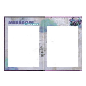 Seven Diario Agenda 2026/27 Glitter Fucsia con Penna Coordinata