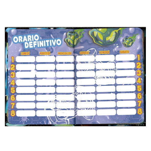 Seven SJ Gang Diario Scuola Rocket Datato 2026-2027