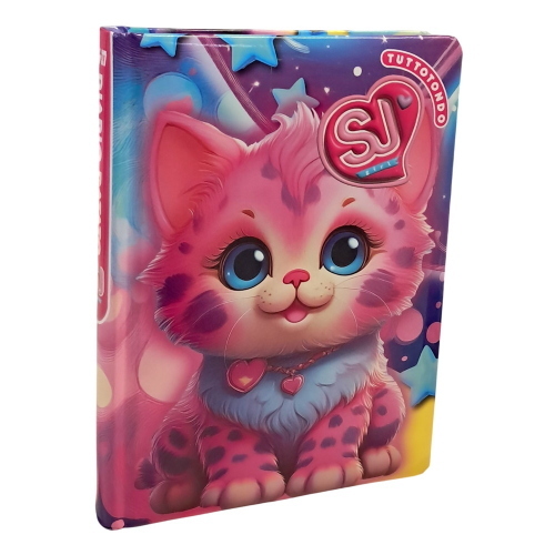 Seven SJ Gang Diario Scuola Leopardino Rosa Datato 2026-2027