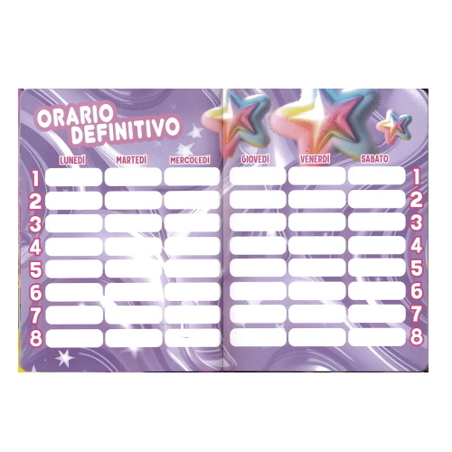 Seven SJ Gang Diario Scuola Stella Magica Datato 2026-2027