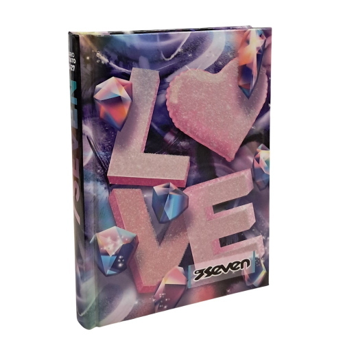 Seven Diario Scuola Love Cristalli Datato 2026-2027