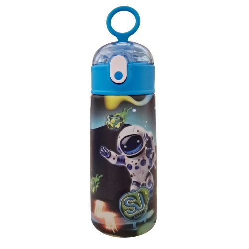 Seven SJ Gang Borraccia Termica 460ml Astronauta Con Cannuccia
